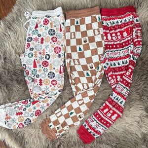 Festive Holiday Pajama Pants Set